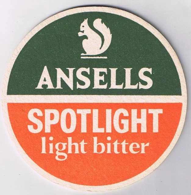 Beer Coaster Ansells Spotlight Light Bitter