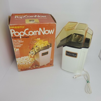 VINTAGE 1978 Presto Popcorn Now Hot Air Continuous Corn Popper 04810 Works