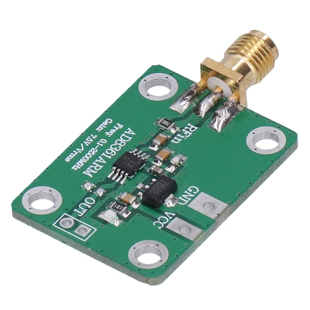 Frequency Detector Module RF Microwave AM Detection Board 0.1‑2.5GHz AD8361