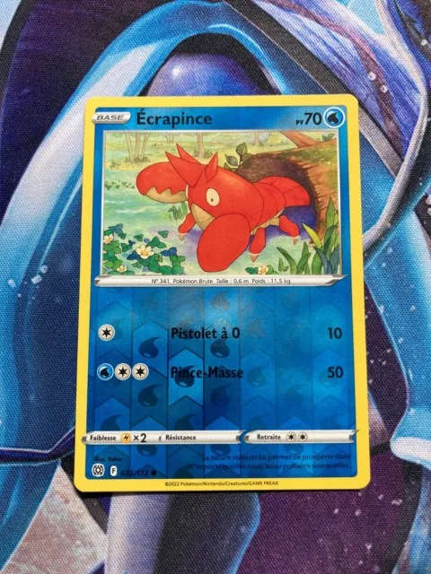 Carte Pokémon Écrapince REVERSE 032/172 EB09 Stars Étincelantes