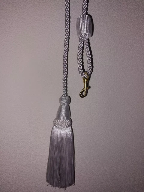 DECORATIVE BATHROOM TASSEL Pull Cord Silver colour light pull £12.91 ...