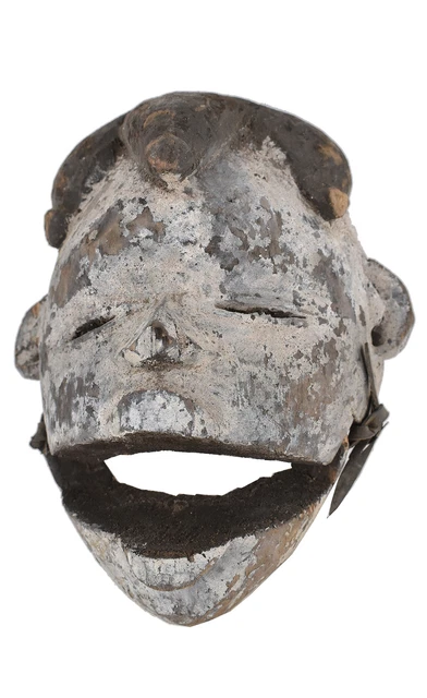 Ogoni Mask Wood Articulating Mouth Nigeria African Art