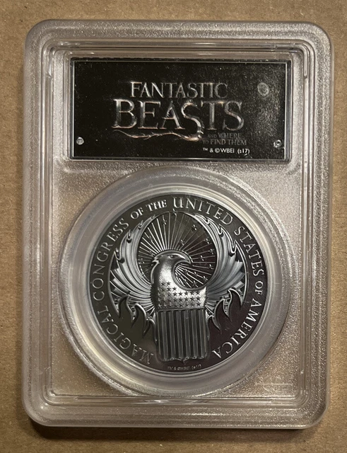 2017 Cook Islands $5 Fantastic Beasts 1 oz Silver PCGS PR69DCAM FS -Ships Free