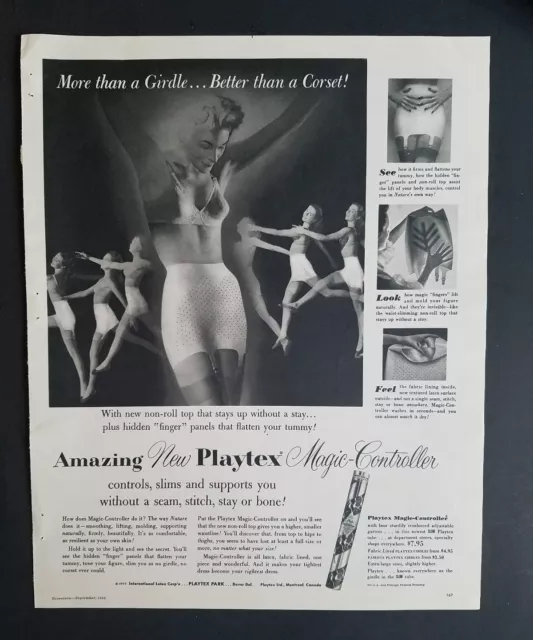 1953 PLAYTEX GIRDLE better than Corset Women's Underwear Vintage