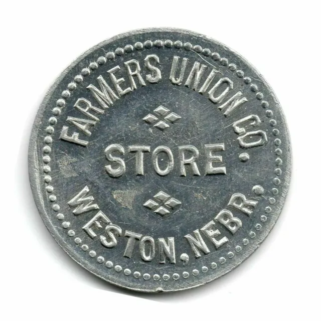 Farmers Union Co. Store • Good For 25¢ In Merchandise • Weston, Nebr • Tc-108998