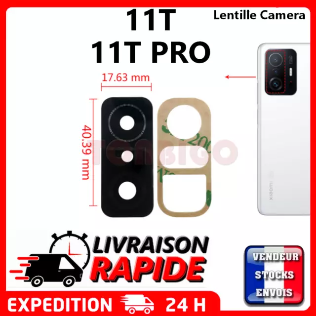 Lentille Caméra Arrière Photo Verre + Adhésif XIAOMI Mi 11T 11T PRO 5G