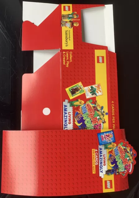 SAINSBURYS LEGO LIVING Amazingly 2020 Trading Cards 1 X EMPTY Display Box 1.95 PicClick UK
