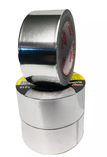Aluminium Foil Adhesive Sealing Tape Heating Duct Silver Repairs 0.05x48mmx30m