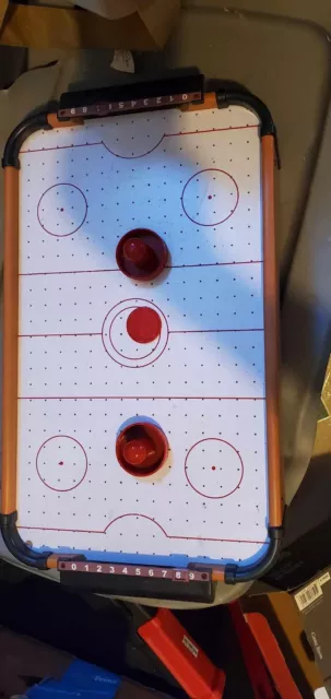 Totes Tabletop Air Hockey Game . Battery Powered. Tested