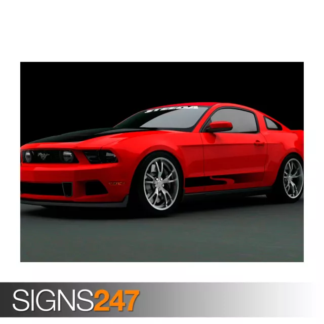 FORD MUSTANG AT SEMA (0632) Car Poster - Photo Poster Print Art A0 A1 A2 A3 A4