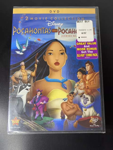 Pocahontas / Pocahontas II: Journey to a New World: 2-Movie Collection (DVD) NEW