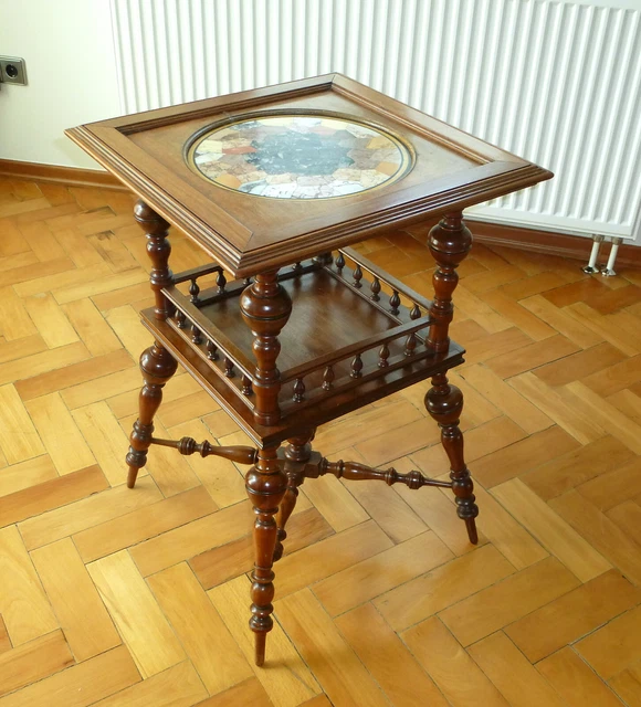Gründerzeit Mesa Pietra Dura Um 1870