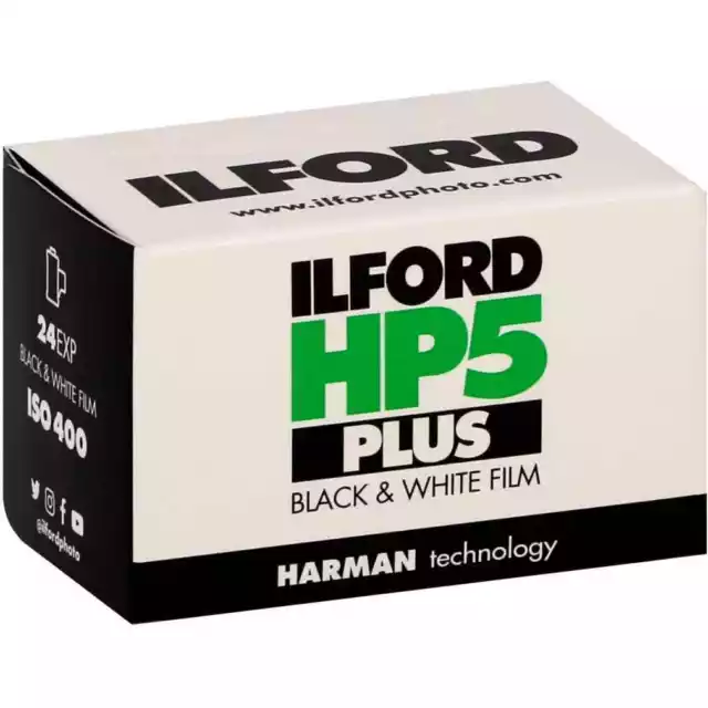 Ilford HP5 Plus Iso 400 B&w 35mm Film 24 Exp Pose