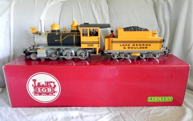 LGB LEHMANN G Scale LAKE GEORGE & BOULDER Steam Locomotive & Tender
