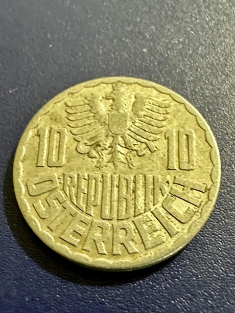 1974 Austria 10 Groschen  Aluminum Coin    #K612