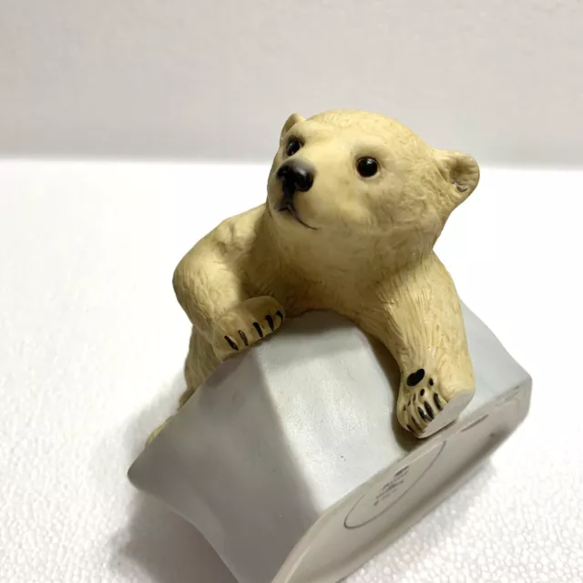1982 Eva Dalberg 3.5" Ceramic White Polar Bear "Brrrrr!"
