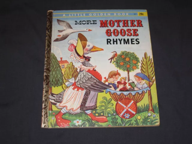 Little Golden Book  More Mother Goose Rhymes  Series C/third printing