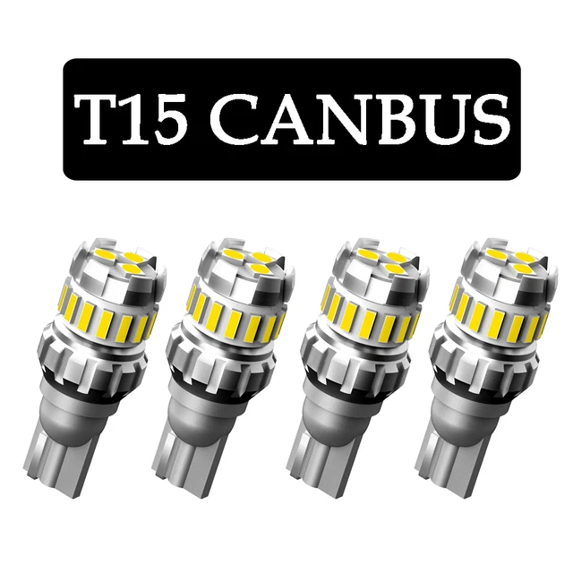 4X AUXITO Canbus 912 921 T15 W16W White LED Bulbs Car Backup Reverse Light OL