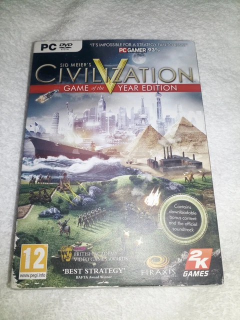 Sid Meier's Civilization Game Of The Year Edition Pc DVD Rom