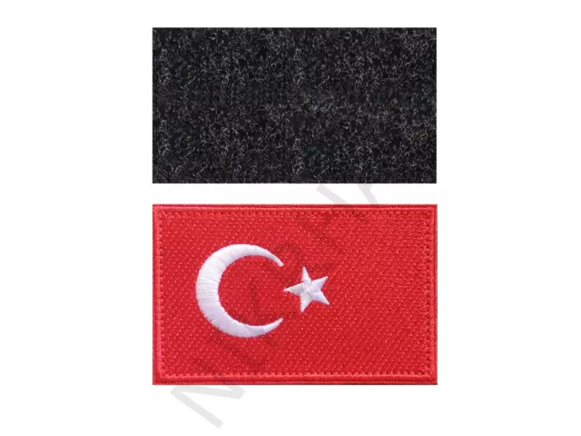 Türkei Aufnäher Klettverschluss Abzeichen Patch Flagge Fahne Türkiye