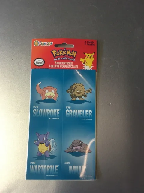 RAR Pokemon Sandylion Pikachu Sticker 8 Klebesticker PPOKCS13 Aufkleber