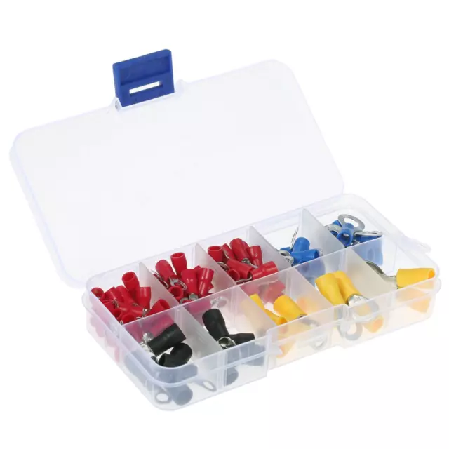 102PCS Isolierte, Sortierte Elektrische Kabelverbinder Crimpklemmen Kits