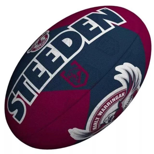 NRL Supporter Football - Manly Sea Eagles - Game Size Ball - Size 5
