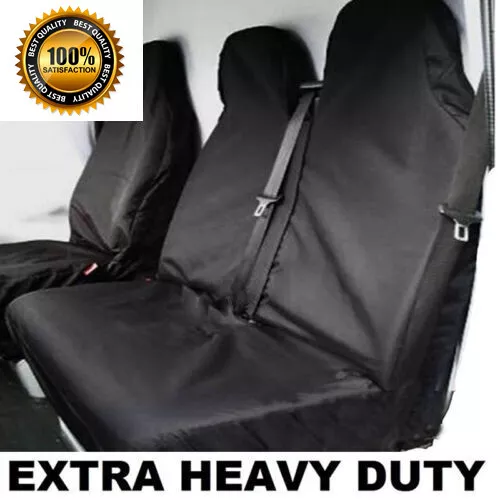 For Ford Transit Custom Black Heavy Duty Van Seat Covers 2+1 Waterproof UK STOCK