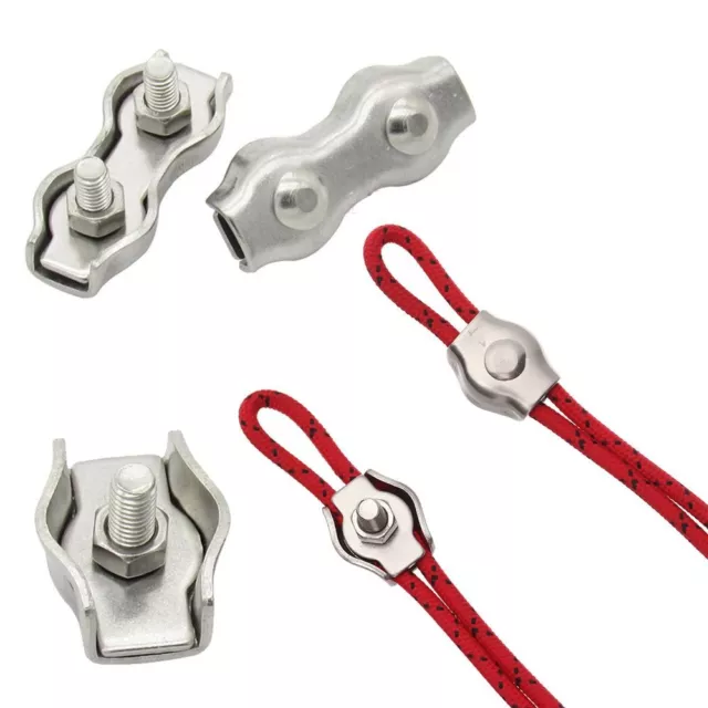 Bolt Clip 1/2-Post Simple Grip Caliper Cable Clamp Wire Rope Clip Fixing Tool