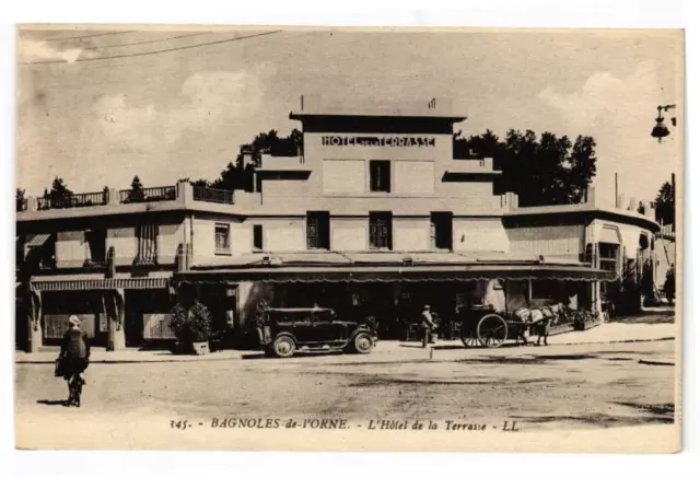 CPA BAGNOLES-de-l'ORNE- L'hotel de la thermes (195865)