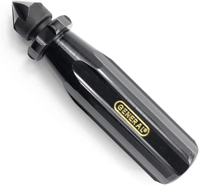 General Tools 196 Short Length Hand Reamer & Countersink, 3/4"