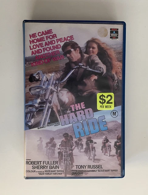 THE HARD RIDE [VHS] RCA Columbia Hoyts Video Ex-Rental Tape 1971 Biker ...