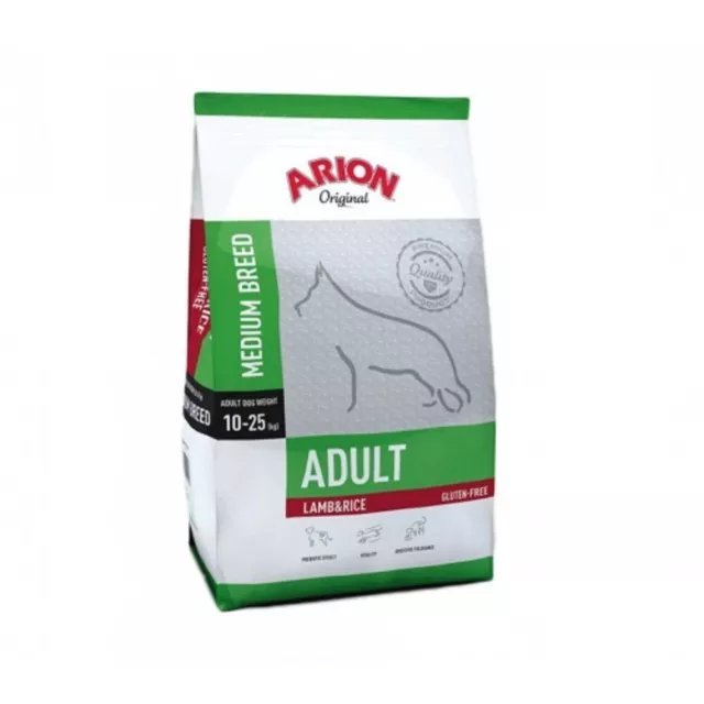 ARION ORIGINAL ADULT MEDIUM BREED Pienso para Perros Razas Medianas CORDERO, 12