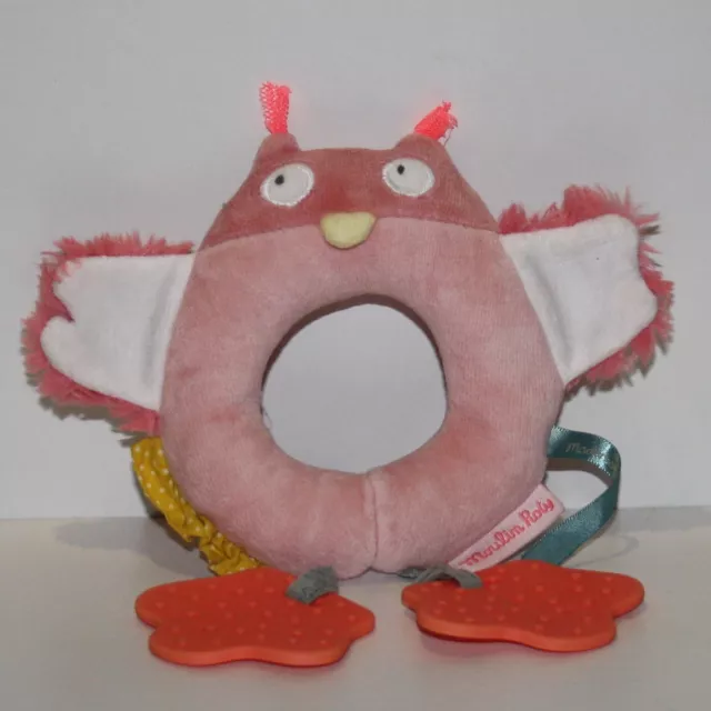 Doudou Hochet Hibou Moulin Roty - Collection Mademoiselle et Ribambelle