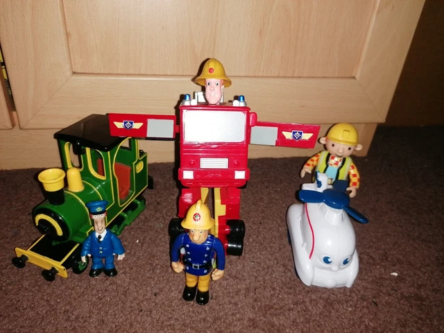 CHILDREN FIGURE VEHICLE bundle Cbeebies, Bob builder, postman pat ...