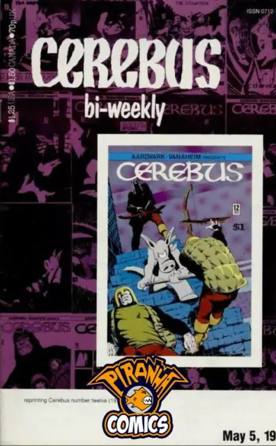 Cerebus Bi-Weekly #12 (1988) Vf Aardvark-Vanaheim