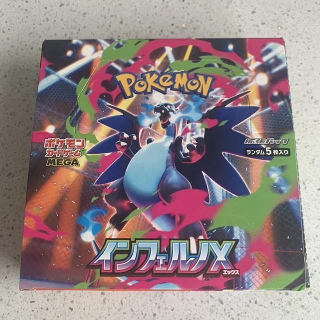Pokémon TCG Mega Inferno X.M2 Boîte booster Flammes fantastiques coréennes | Cartes Pokémon coréennes | Série Mega Evolution | 30 boosters (5 cartes par paquet) | Authentifié Titan