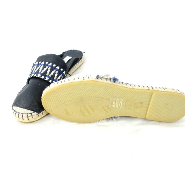 Dorothee Schumacher Chaussures Sandales pour Femmes Espadrilles en Cuir 36 Neuf 3