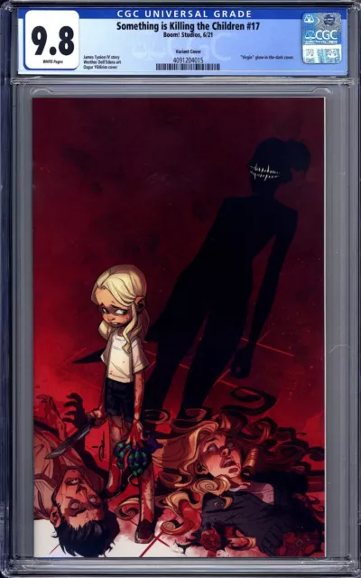 SOMETHING IS KILLING THE CHILDREN #17 - Glow Cover Variant - CGC 9.8  Boom!