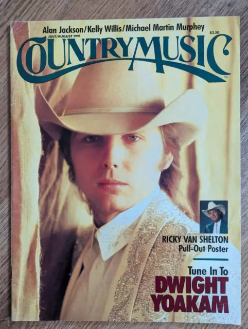 Country Music magazine July August 1991 Jackson Willis Yoakam Murphey Shelton