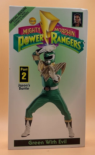 MIGHTY MORPHIN POWER Rangers Green Ranger Part 2 Jason's Battle *Buy 2 ...