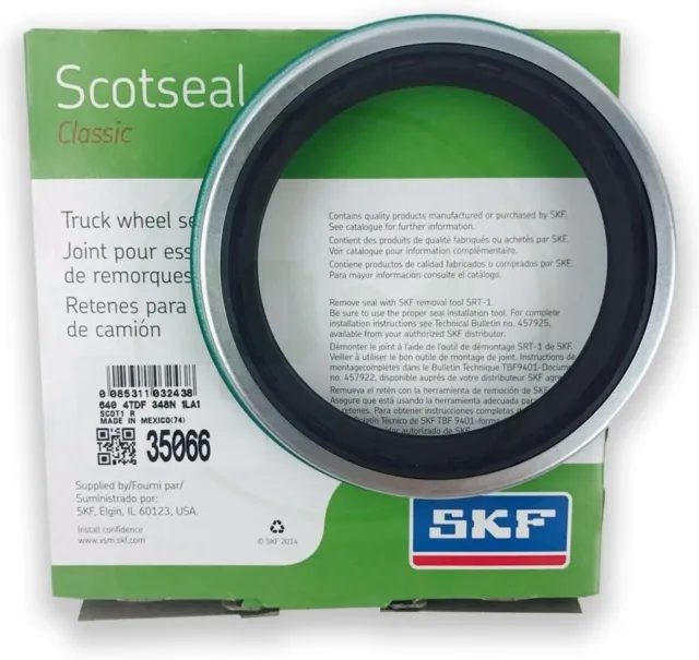 Skf 35066 Front Wheel Seal Scotseal