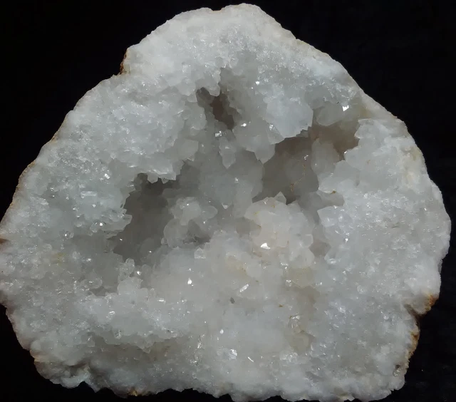 Quarz, Schneequarz geode aus Ouled Bou Ali, Khouribga. Sahara, Marokko # 9