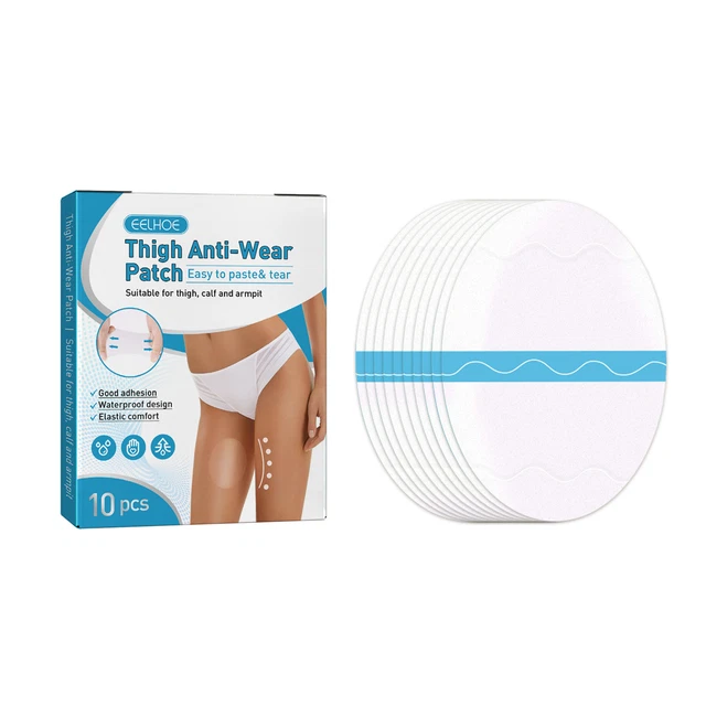 10Pcs Thigh -wear Patches Elastic Comfort Adhesive Waterproof C4O1