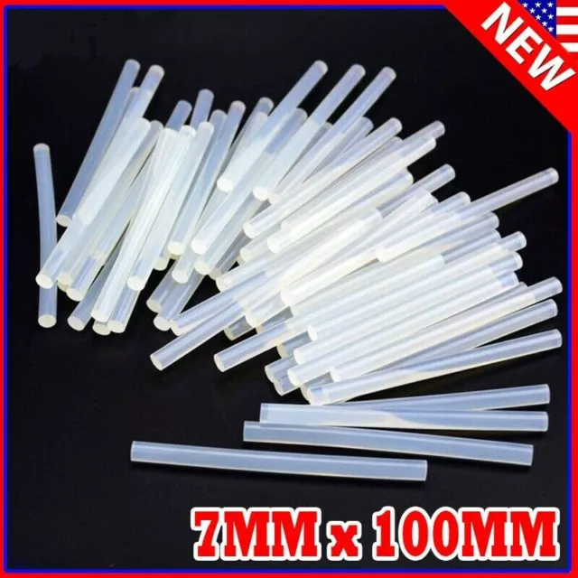 Bulk Lot 7MM Hot Melt Glue Gun Stick Adhesive Clear Black DIY Art Craft Repair