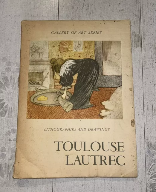 TOULOUSE LAUTREC Gallery of Art Series Book Uffici Press Lithographs/Illustr