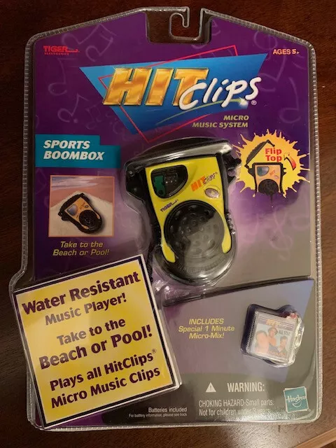 RARE TIGER HIT Clips Boombox Electronic Toy Music Player Purple and Green  2001 $29.99 - PicClick