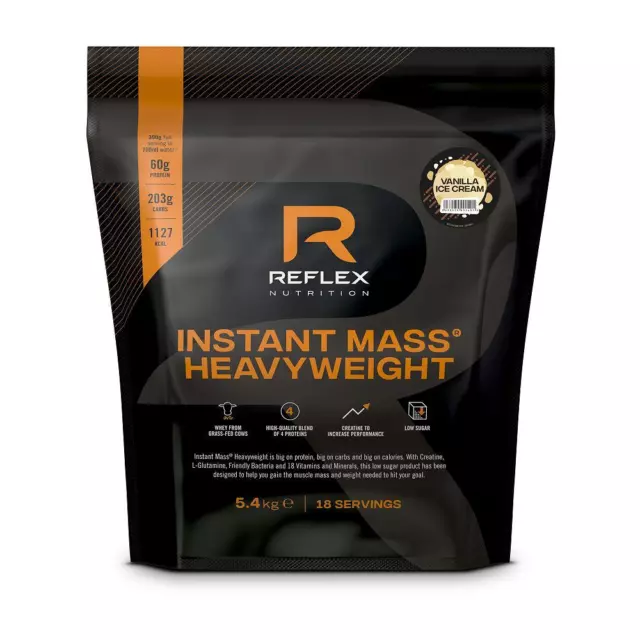 Reflex Nutrition Instant Mass Heavyweight 5.4kg  Weight Gainer * Special Offer *