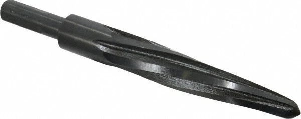 Made in USA 25/32" Reamer Diam, 13/32" Small End Diam, 1/2" Diam Straight Sha...