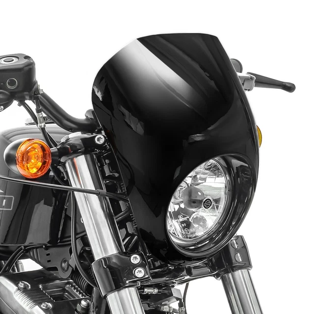 Carenage MG5 pour Harley Dyna Low Rider, Street Bob Noir Mat
